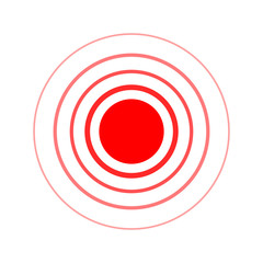 Circle icon. Vector illustration.