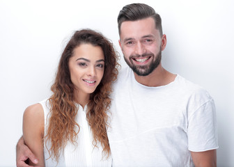 Obraz premium portrait of a beautiful young couple.