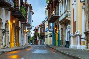 Zelfklevend Fotobehang Gezicht op Cartagena de Indias, Colombia © lcrribeiro33@gmail