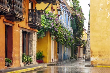 Fototapete Südamerika Blick auf Cartagena de Indias, Kolumbien