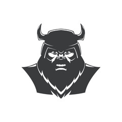 Viking mascot illustration. Vector illustration, eps 10.