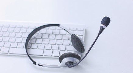 Communication support, call center and customer service help de