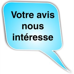 bulle votre avis nous intéresse