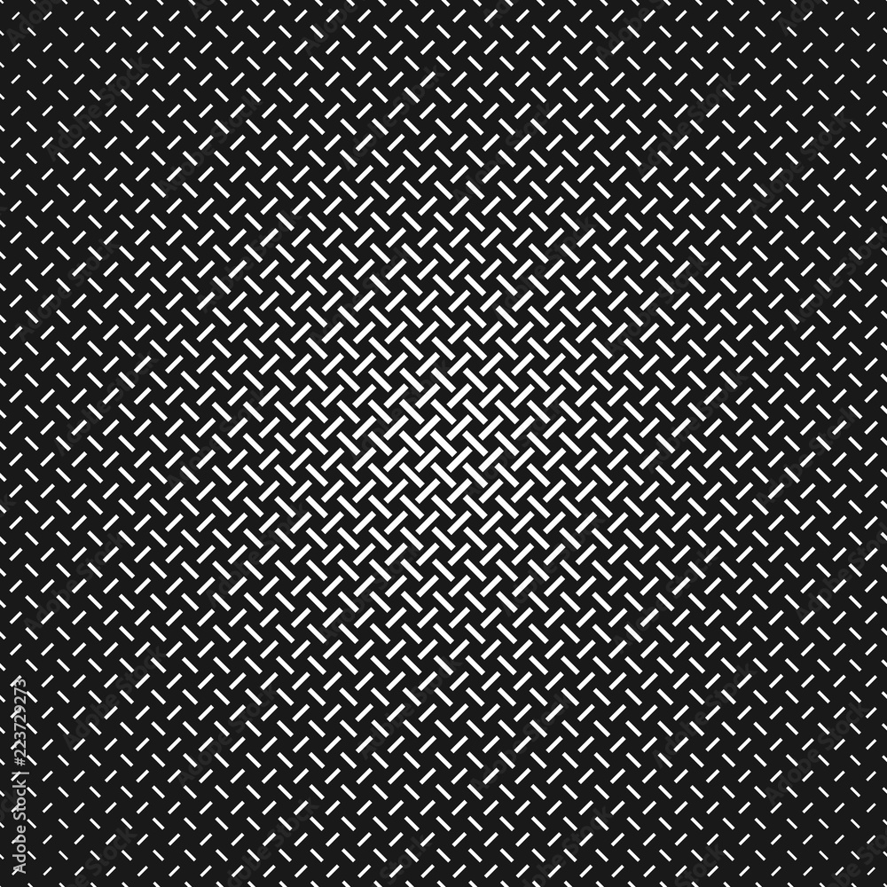 Poster retro abstract halftone stripe pattern background - vector graphic design from lines