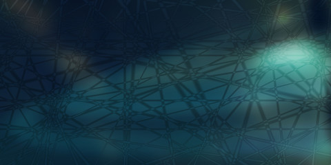 Abstract geometrical background with lines and nodes