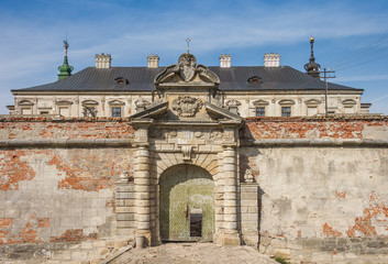 Podgoretskiy castle in Ukraine. Renaissance castle