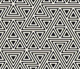 Vector seamless pattern. Modern stylish abstract texture. Repeating geometric tiles 