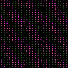 Abstract seamless pattern background with multi-colored varied triangles.
