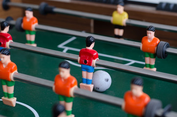 Table football is a toy for the skills, speed and cunning