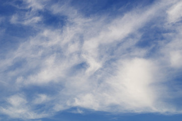 Naklejka na ściany i meble The sky blue and the clouds are beautiful