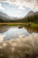 Fototapeta premium McClure Meadow Mammoth Mountains Pacific Crest Trail