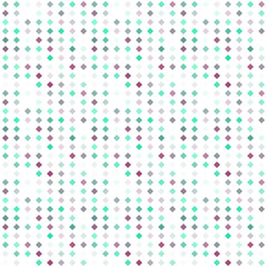 Abstract seamless pattern background with multicolored various rhombuses.