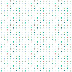 Abstract seamless pattern background with multi-colored varied triangles.