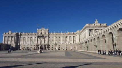 Fototapeta na wymiar Madrid, Palais royal 