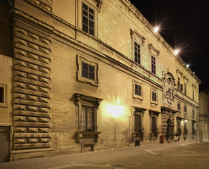 Fototapeta na wymiar Auberge d italie in Valletta. Malta