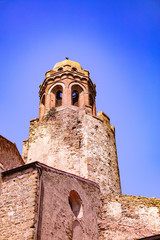 Clocher de l'église de Castiglione della Pescaia, Ligurie, Italie