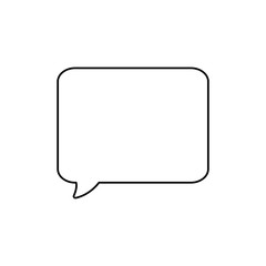 Naklejka premium speech bubble message chat communication