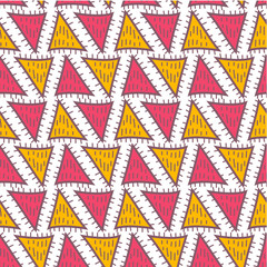 Seamless pattern. Vector geometric texture