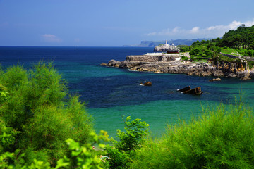 View of the famous Santander resort in Cantabria, Spain, Europe