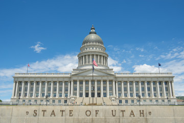 Utah State Capitol in Salt Lake City, Utah, USA.