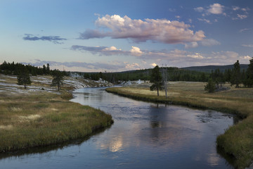 Unique landscapes throughout Yellowstone National Park
