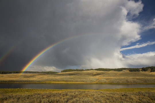 Unique landscapes throughout Yellowstone National Park © Patricia Thomas 
