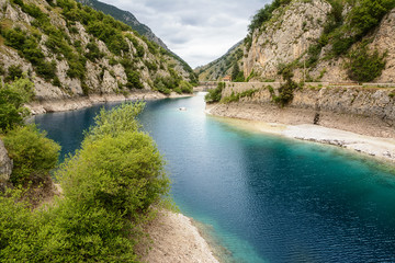 Lake of San Domenico in the Gorges of Sagittarius
