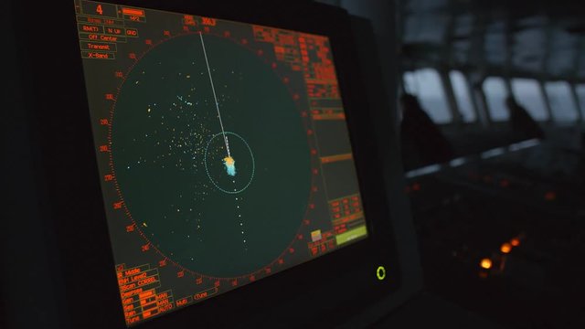 Schifffsradar in der Antarktis