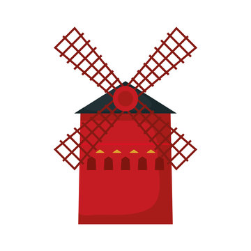 farm windmill icon 
