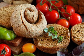 Frisella, typical south italian bread