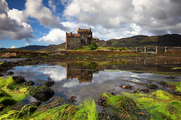 Fototapeta na wymiar Eilean Donan Castle at Scotland (UK)