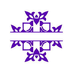 Vintage Ornamental label