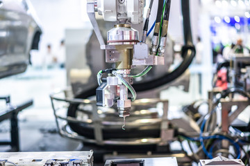 detail of an old steam engine