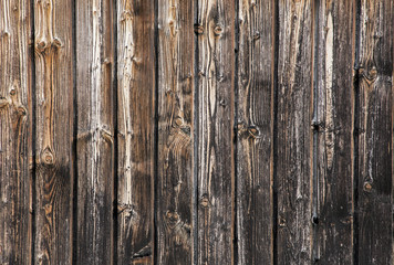 Old weathered wooden wall background