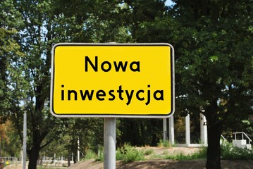 Nowa inwestycja - obrazy, fototapety, plakaty