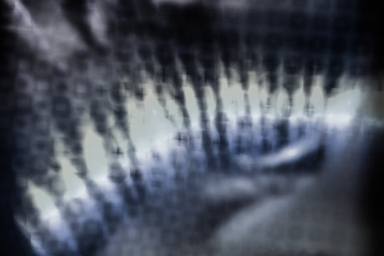 Black and indigo blured background