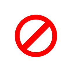 Obraz na płótnie Canvas Stop sign icon for digital and print