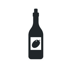 Olive oil bottle icon