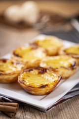 Typical Portuguese custard pies - 