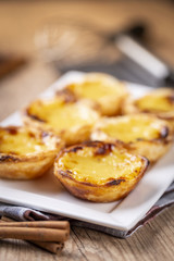 Typical Portuguese custard pies - 