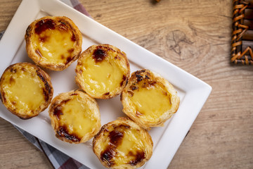 Typical Portuguese custard pies - 