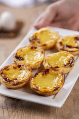 Typical Portuguese custard pies - 