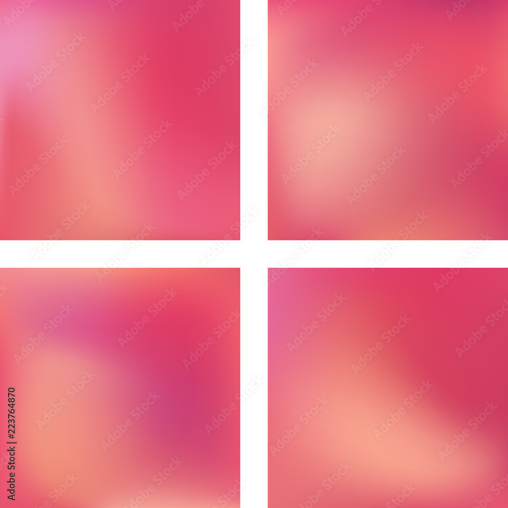 Poster set with abstract blurred backgrounds. vector illustration. modern geometrical backdrop. abstract te