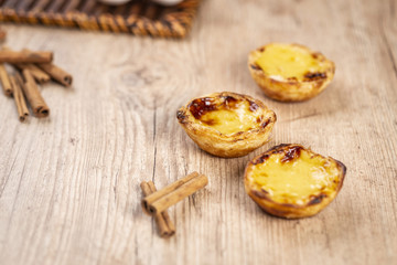 Typical Portuguese custard pies - 