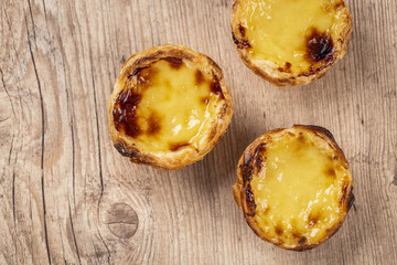 Typical Portuguese custard pies - 