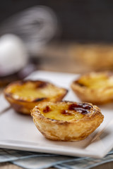 Typical Portuguese custard pies - 