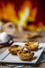 Typical Portuguese custard pies - 