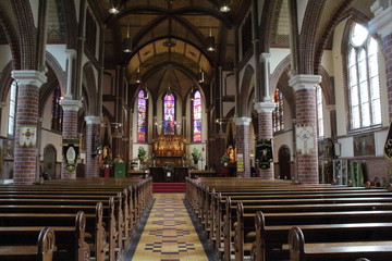 Fototapeta premium interior of catholic church