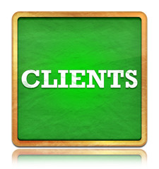 Clients green chalkboard square button