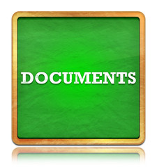 Documents green chalkboard square button